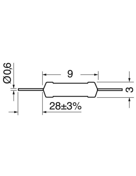 Koolstoflaag weerstand 1/2W