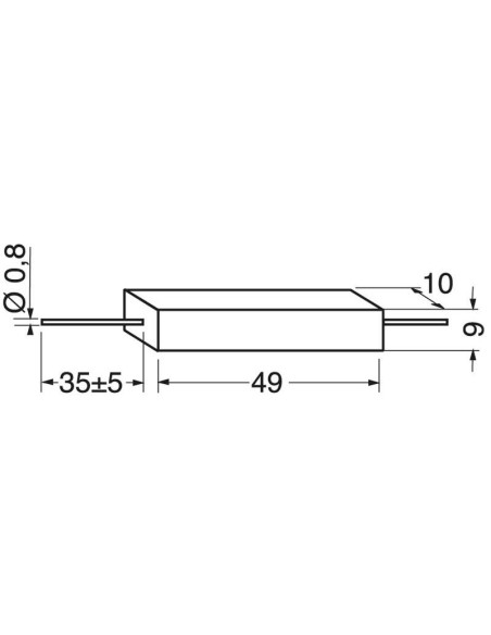 Résistance céramique 10W