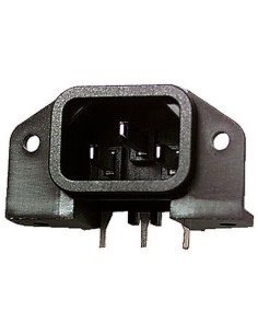 VDE C14 three-pin PCB power...