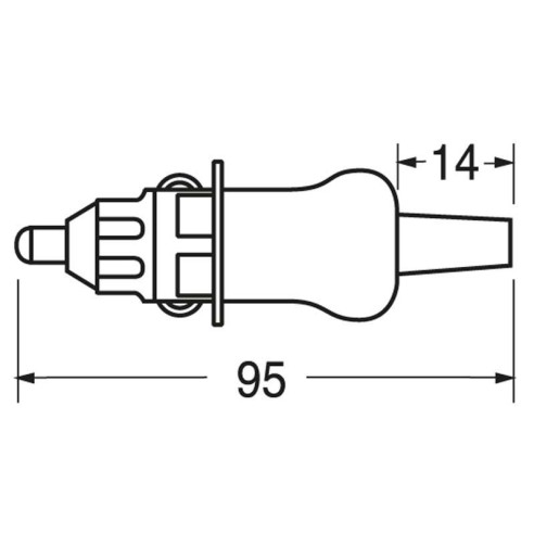 Cigarette lighter plug with cable...