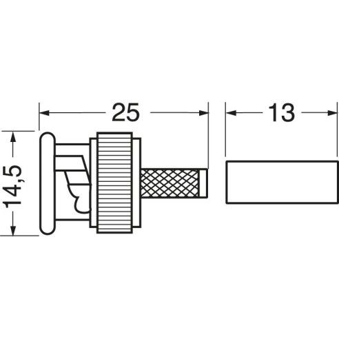 BNC UG88/174 Crimpstecker für RG174...