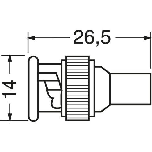 BNC krimpplug voor RG59 kabel