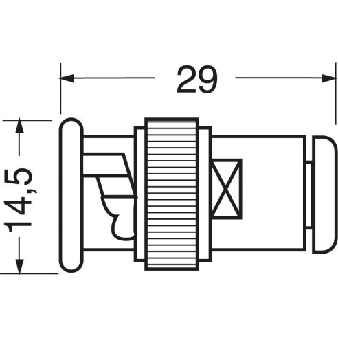 UG260 BNC solder plug for RG59 cable