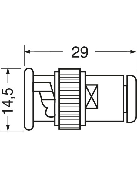 BNC UG260 Lötstecker für RG59 Kabel