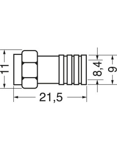 Schraubbarer F-Stecker für... 2