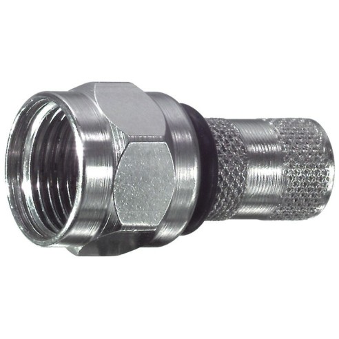 Einschraubbarer F-Stecker mit...
