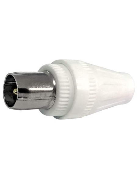Fiche d'antenne TV avec vis de fixation Ø9.5mm