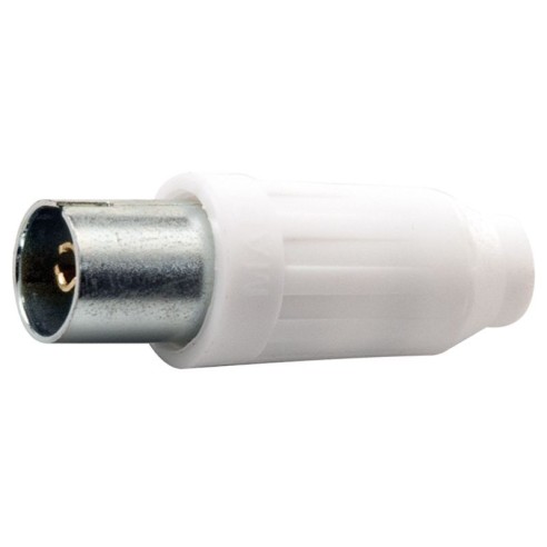 TV aerial socket with screw fixing...