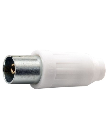 TV aerial socket with screw fixing Ø9.5mm