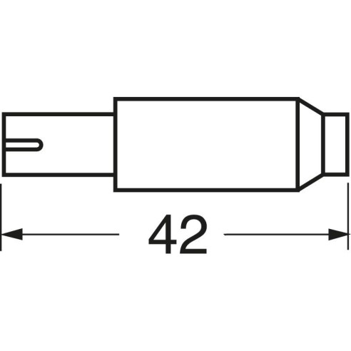 TV aerial socket with screw fixing...