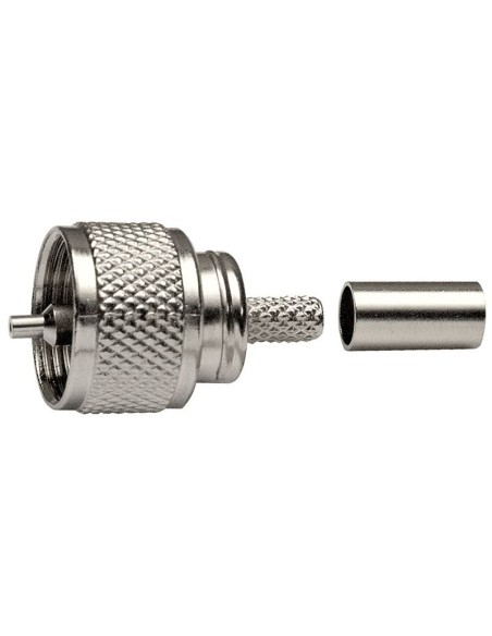 UHF PL259 crimp plug for RG58/U cable