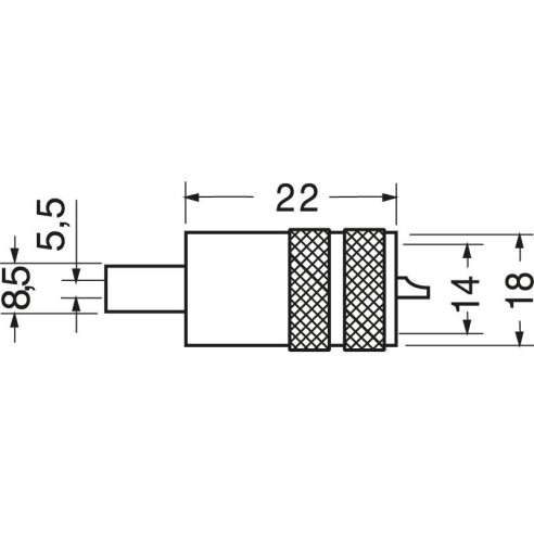 Fiche PL259 UHF pour câble RG58