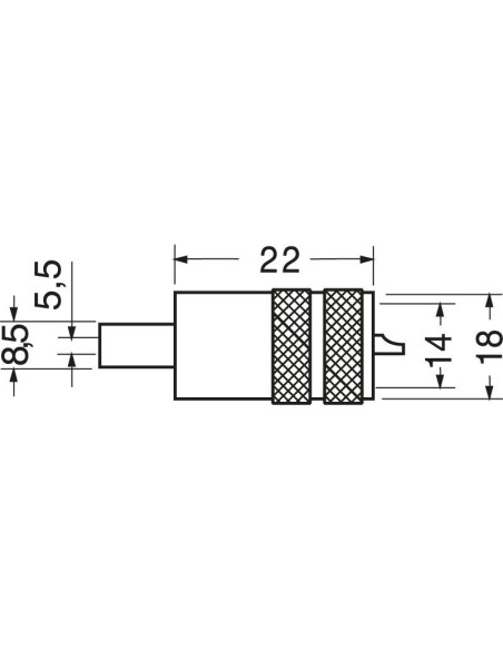 PL259 UHF plug for RG58 cable