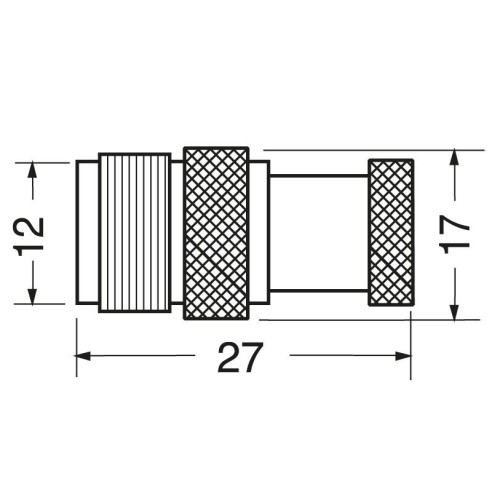 UHF solder socket for RG58 cable