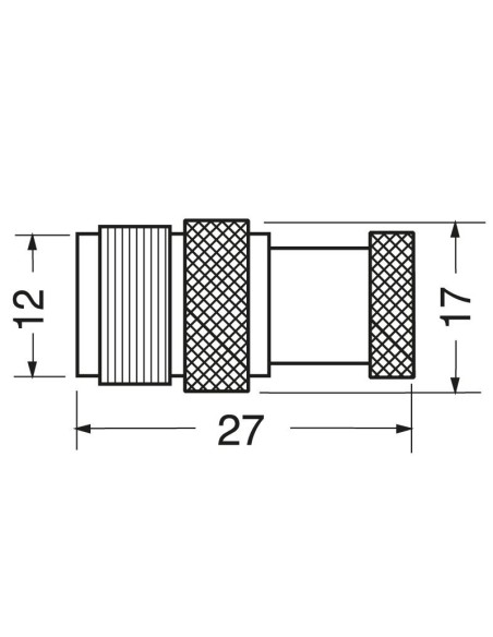 UHF-soldeerbus voor RG58 kabel