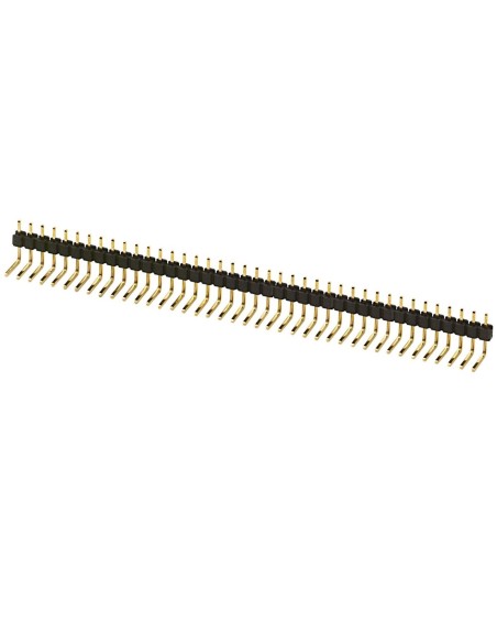 Conector de tira acodada macho de 40 patillas - H: 3 mm