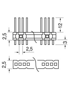 40-pin male strip connector... 2