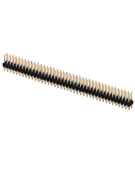 Stiftleiste 40+40 Pole zweireihig - H: 6mm