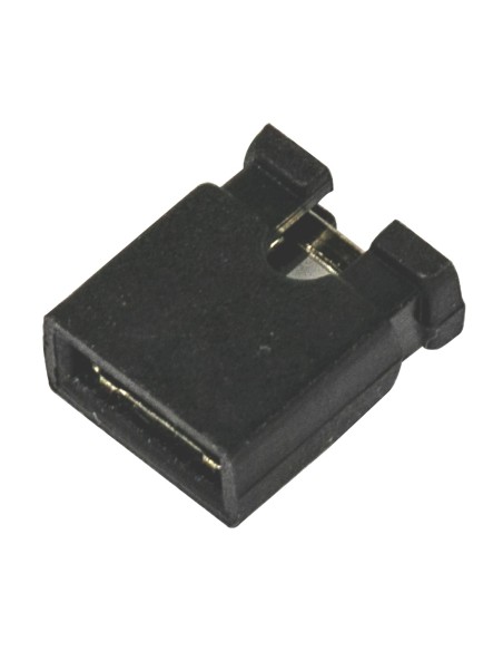 Kortsluit jumper pitch 2.54mm voor strip connectoren