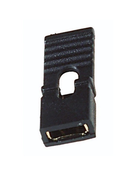 Kortsluit jumper voor strip connectoren - zwart