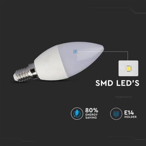 V-TAC VT-2214 E14 3.5W LED Candle...
