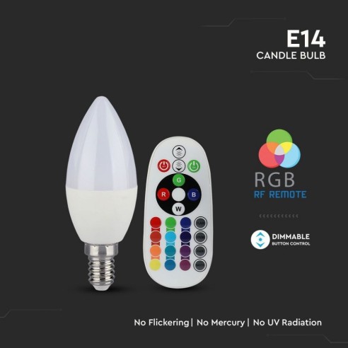V-TAC VT-2214 E14 3.5W LED Candle...