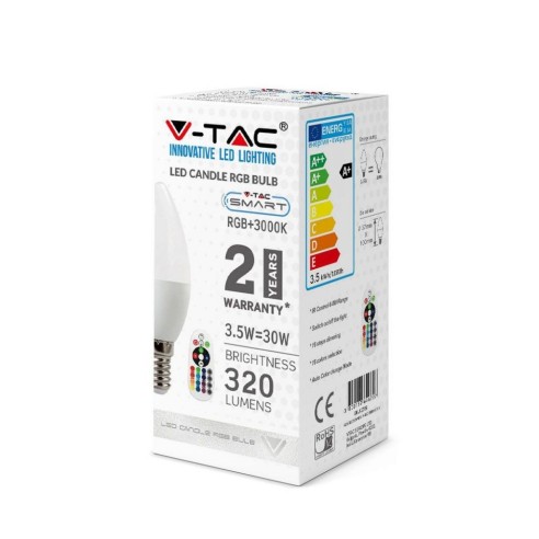 V-TAC VT-2214 E14 3.5W LED Candle...