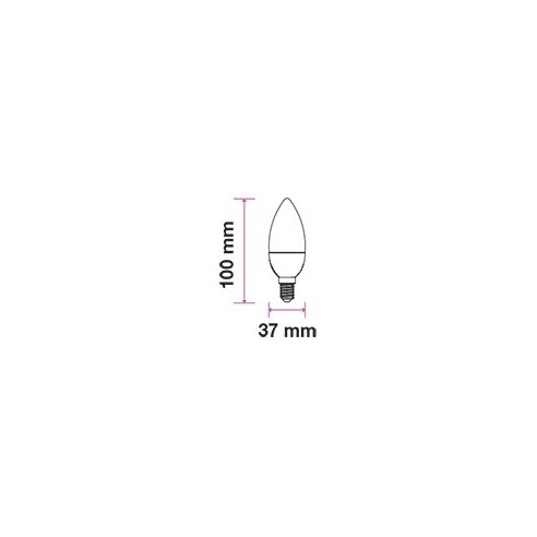 V-TAC PRO VT-254 272 LED Bulb E14 4W...