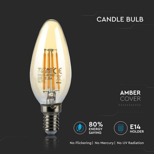V-TAC VT-1955 7113 LED Bulb E14 4W...