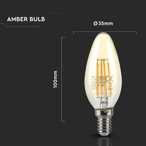 V-TAC VT-1955 7113 LED Bulb E14 4W...