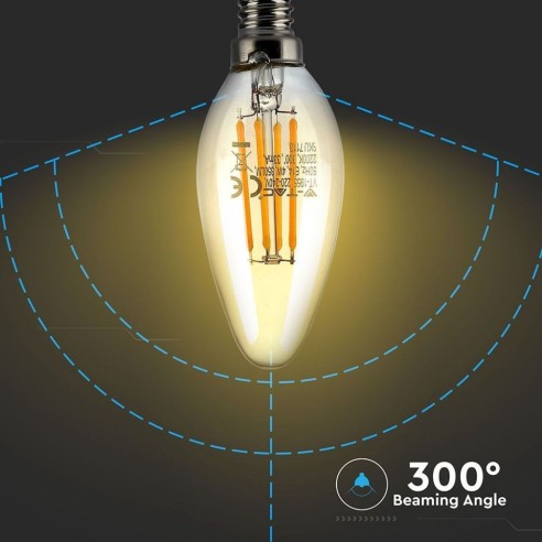 V-TAC VT-1955 7113 LED Bulb E14 4W...