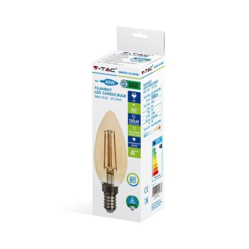 V-TAC VT-1955 7113 LED Bulb E14 4W...