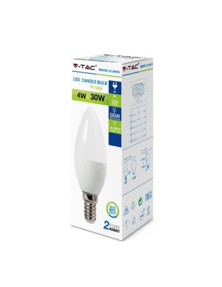 V-TAC VT-1818 LED Bulb E14 4W Candela