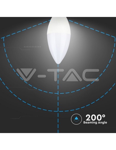 V-TAC PRO VT-255 LED-lamp E14 4.5W Samsung Chip Candle