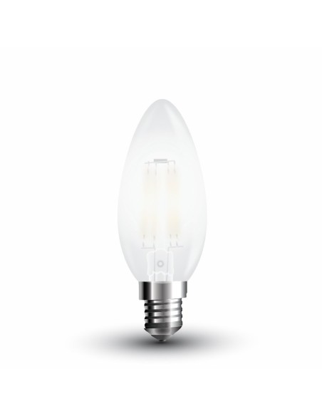 V-TAC VT-1936 4476 LED-lamp E14 4W Satin Filament Candle 6400K