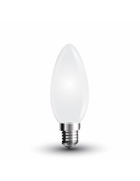 V-TAC VT-1924 7103 LED Bulb E14 4W Filament Candle 6400K