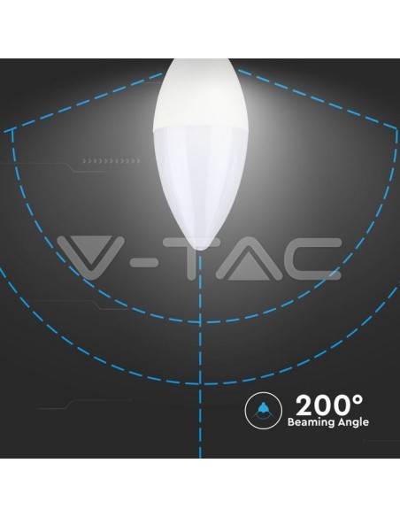 V-TAC VT-2246 Box 6 E14 5.5W LED Candle Bulbs