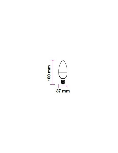 V-TAC VT-2246 Box 6 Lampadine LED E14 5,5W a Candela