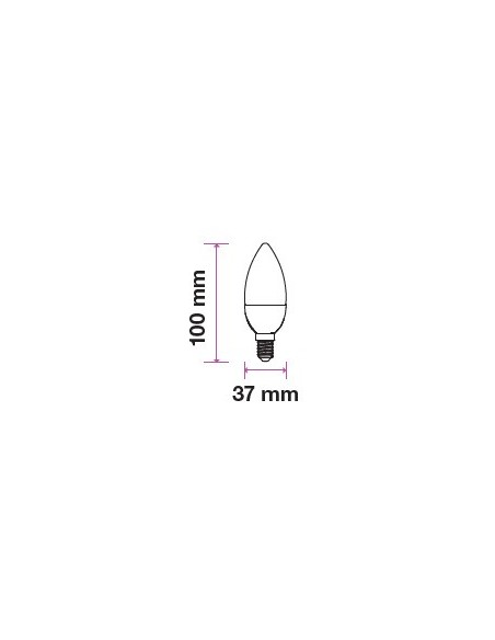 V-TAC VT-2226 LED-lamp E14 5.5W Candela CRI95