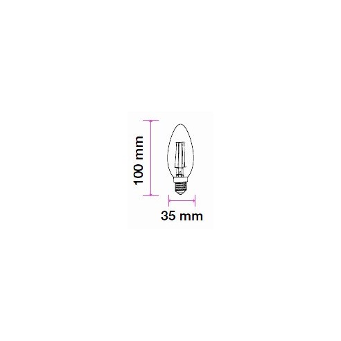 V-TAC VT-2127 E14 6W LED Filament...