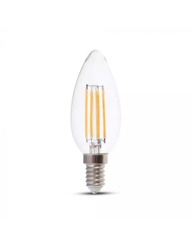 V-TAC VT-2327 LED Bulb E14 6W Filament Candle