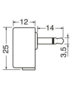 Clavija de 3,5 mm angulada... 2