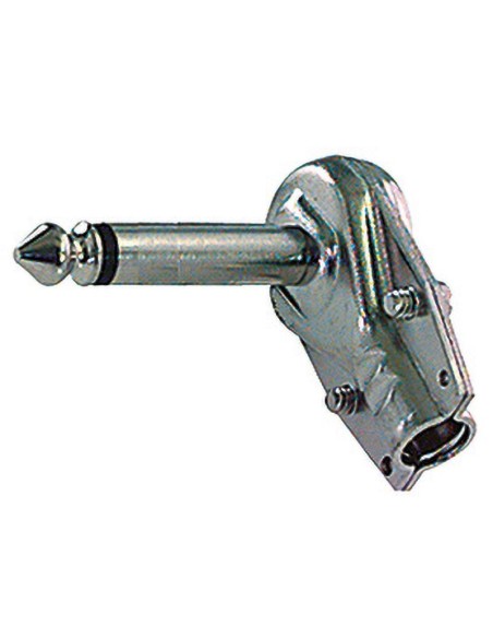 2-poliger 6,3-mm-Winkelklinkenstecker