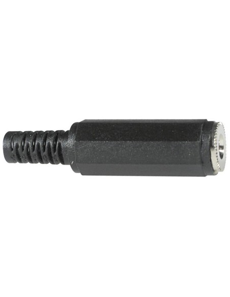 Prise jack professionnelle 3,5 mm à 2 broches avec guide-câble