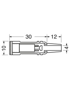 Toma de 3,5 mm con guía de... 2