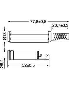 2-pin 6.3mm professional... 2