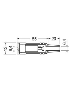 Presa jack nichelata 6,3mm... 2
