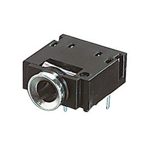 3.5mm 3-pin jack socket with double...