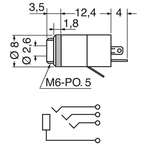 Professionele 2,5 mm 4-pins paneel...