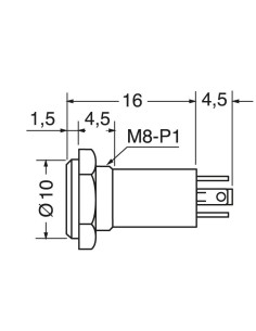 Professionele 2,5 mm 4-pins... 2